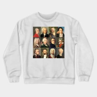 12 Composers Portraits Crewneck Sweatshirt